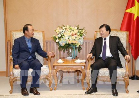Чинь Динь Зунг принял президента южнокорейской энергетической компании  - ảnh 1