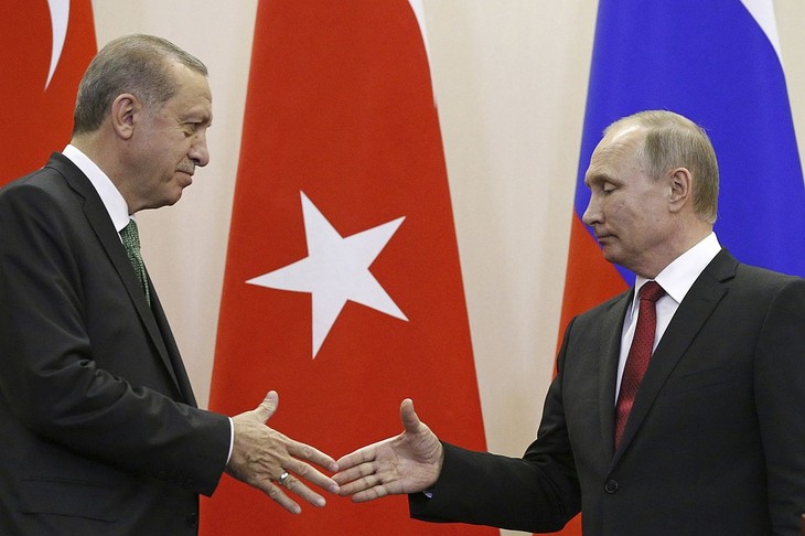 Президенты России и Турции обсудили ситуацию в Сирии - ảnh 1