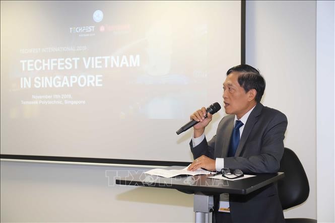 Развитие инновационных стартапов и активизация технологической интеграции между Вьетнамом и Сингапуром - ảnh 1