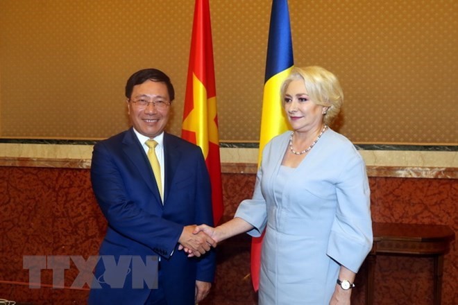 베트남 외무부 장관인 팜빈민 부총리, 루마니아 공식 방문 - ảnh 2