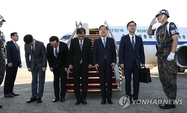 한국 대표단, 북한 지도층 회견 - ảnh 1