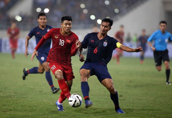 베트남 U23 팀, 태국 U23를  4 - 0으로 격파함으로서  2020 AFC  U23 아시아  축구 선수권 대회 결승전에 공식 진출 - ảnh 1