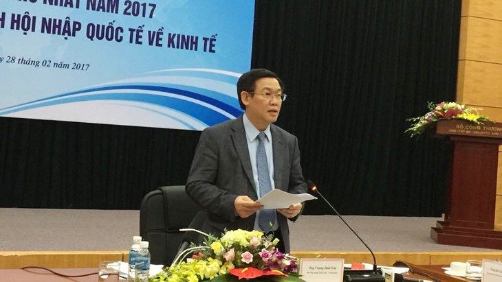 Phó Thủ tướng Vương Đình Huệ chủ trì phiên họp Ban chỉ đạo liên ngành hội nhập quốc tế về kinh tế  - ảnh 1