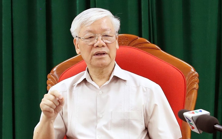 Tổng Bí thư, Chủ tịch nước Nguyễn Phú Trọng chủ trì họp lãnh đạo chủ chốt - ảnh 2