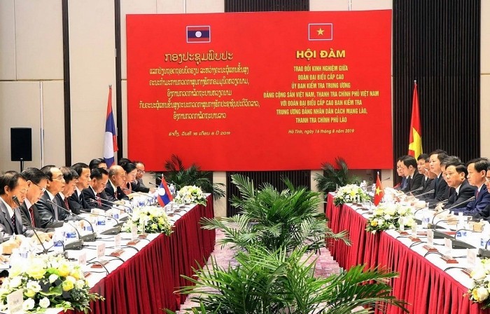 Đoàn Ủy ban Kiểm tra TW Đảng CS Việt Nam hội đàm với Đoàn Ban Kiểm tra TW Đảng Nhân dân Cách mạng Lào  - ảnh 1