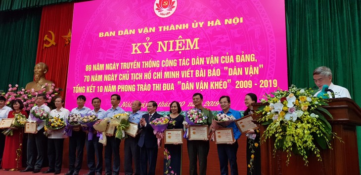 Hà Nội nhân rộng các mô hình “Dân vận khéo” tiêu biểu - ảnh 2