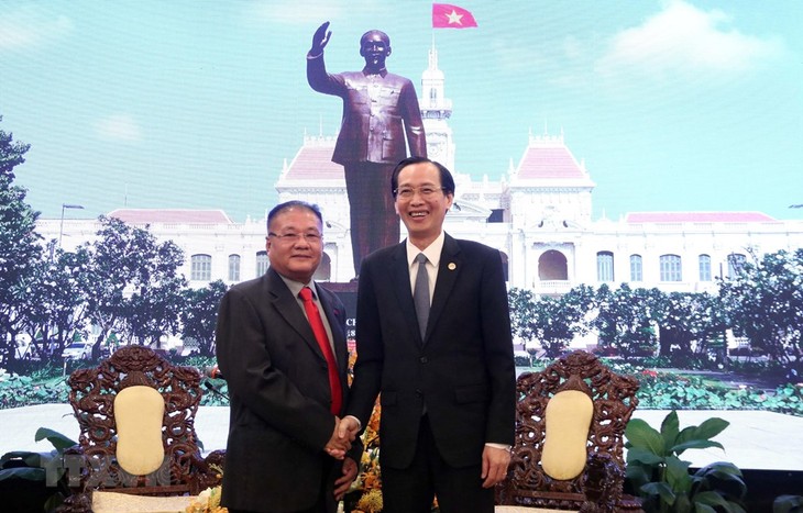 Lãnh đạo Thành phố Hồ Chí Minh tiếp Đặc phái viên Chính phủ Hoàng gia Campuchia - ảnh 1
