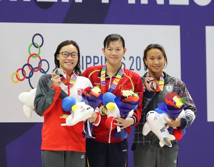 SEA Games 30: Ánh Viên giành huy chương vàng 400 mét bơi tự do - ảnh 1