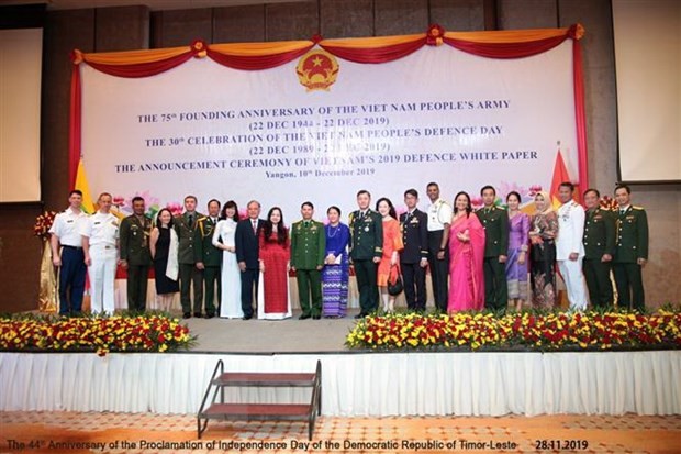 Hoạt động kỷ niệm 75 năm ngày Thành lập Quân đội Nhân dân Việt Nam tại các nước - ảnh 1