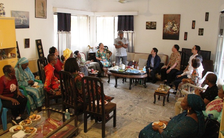Đại sứ quán gặp gỡ đại diện cộng đồng người Senegal gốc Việt và hội Vovinam Việt võ đạo tại Senegal - ảnh 4