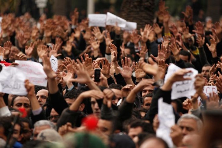 Tunsia memperingati setahun  hari Presiden negara ini Ben Ali tergulingkan - ảnh 1