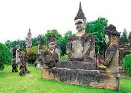 Berkunjung di Taman Bunga Buddha Vientian - ảnh 4