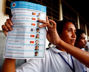 Kampanye pemilihan Presiden  di Timor Leste memasuki periode  terakhir   - ảnh 1
