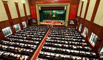  Pembukaan persidangan  ke- 9 Komite Tetap Majelis Nasional Vietnam. - ảnh 1