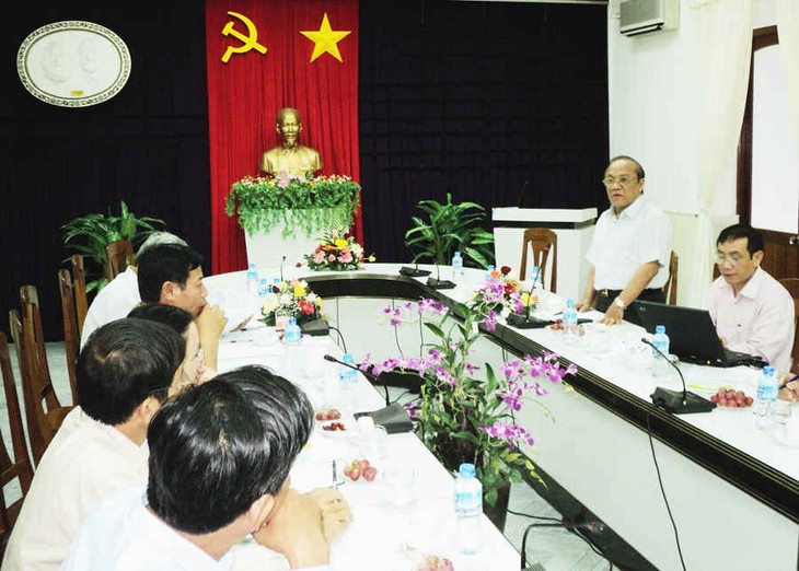 Delegasi pengawas Komite Tetap MN  Vietnam mengadakan temu kerja di provinsi Quang Nam - ảnh 1
