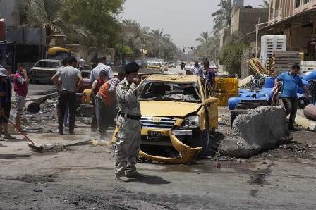  Dua serangan bom mobil yang membuat 15 orang tewas  dan cedera di Irak - ảnh 1