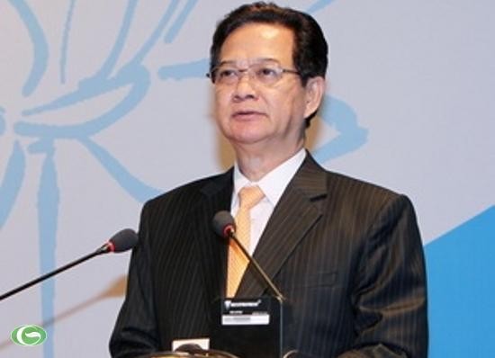PM Vietnam  Nguyen  Tan Dung menghadiri  CAEXPO di Tiongkok - ảnh 1