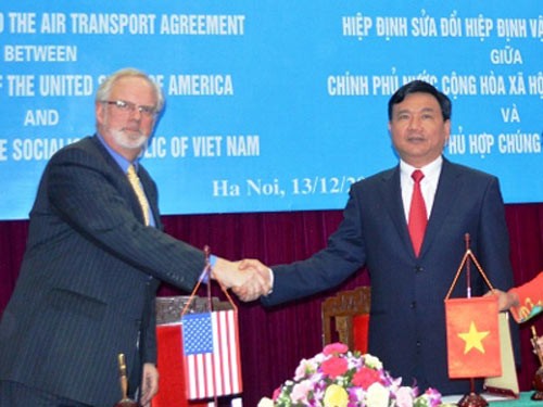 Vietnam – AS menandatangani Amandemen Perjanjian Transportasi Udara - ảnh 1