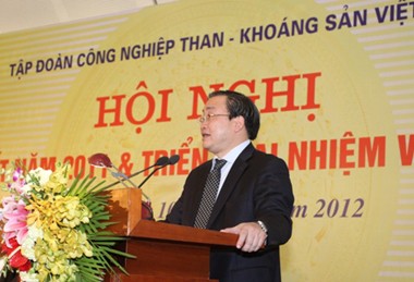 Grup  batu bara  dan mineral Vietnam menggelarkan tugas tahun 2013 - ảnh 1