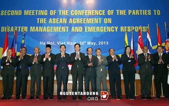 ASEAN memperkuat pertukaran informasi pengelolaan musibah bencana alam - ảnh 1