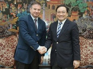 Deputi PM Vietnam, Hoang Trung Hai menerima Deputi Menlu Italia, Bruno Archi  - ảnh 1