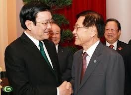 Presiden Truong Tan Sang menerima delegasi Jepang yang menghadiri Forum ekonomi tingkat tinggi Vietnam-Jepang - ảnh 1