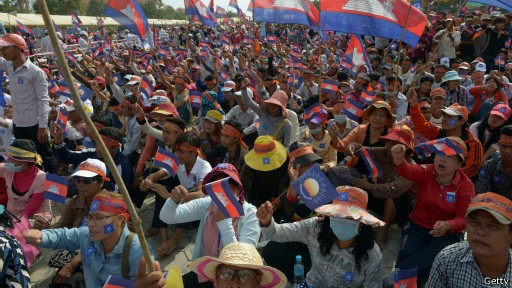 Partai oposisi Kamboja  memulai  demonstrasi selama 3 hari. - ảnh 1