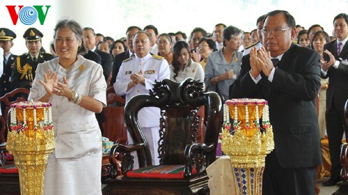 Peresmian jembatan persahabatan No.4 antara Laos dan Thailand - ảnh 1