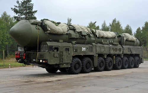 Rusia melakukan latihan menembak rudal balistik - ảnh 1