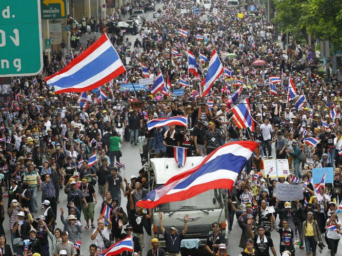 Seorang pemimpin antu kudeta di Thailand dituduh menghasut kekerasan - ảnh 1