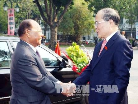 Ketua Parlemen Kamboja mengakhiri kunjungan resmi di Vietnam - ảnh 1