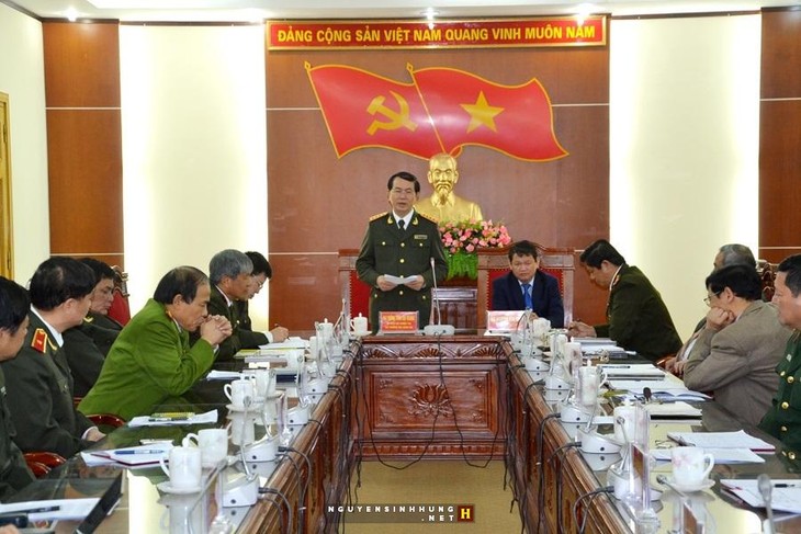 Menteri Keamanan Publik Vietnam, Tran Dai Quang malakukan temu kerja di propinsi Lao Cai - ảnh 1