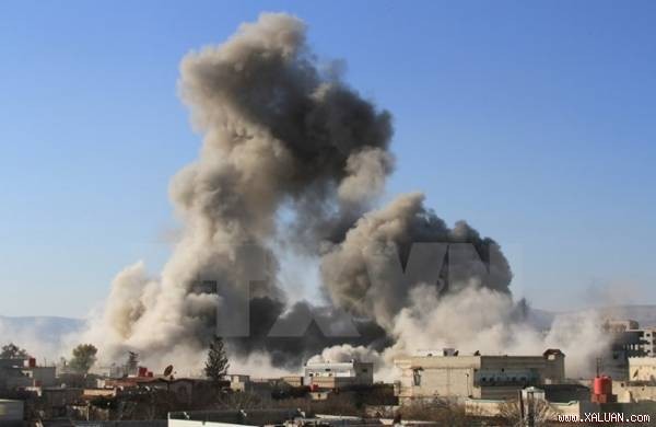 Angkatan Udara Suriah membasmi pululan milisi IS - ảnh 1