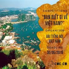 Informasi tentang sayembara : “ Apa yang Anda ketahui tentang Vietnam” - ảnh 1