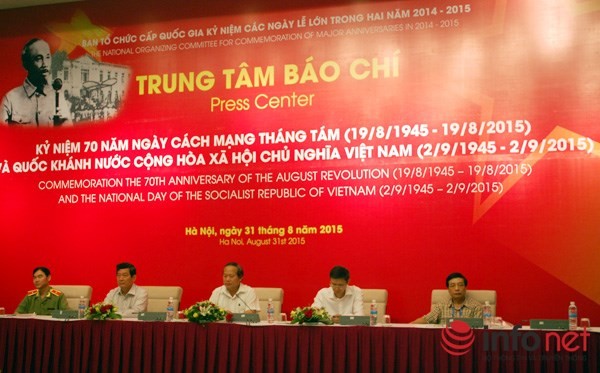 Pembukaan Pusat Pers untuk menyosialisasikan peringatan ultah ke-70 Hari Nasional Vietnam2 September - ảnh 1