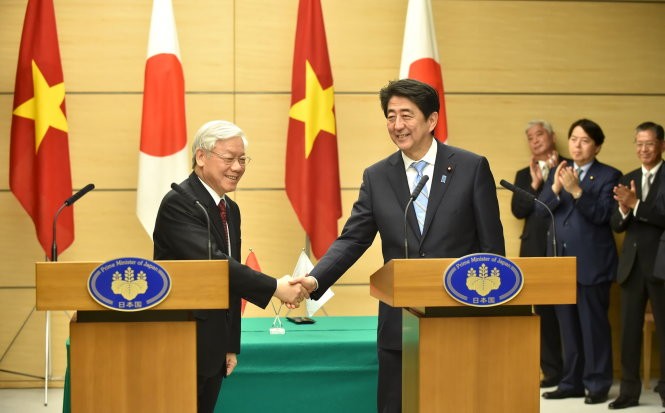 Vietnam- Jepang mengeluarkan Pernyataan tentang Visi bersama hubungan antara dua negara - ảnh 1