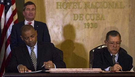 Kuba dan AS resmi membentuk zona jasa penerbangan langsung - ảnh 1