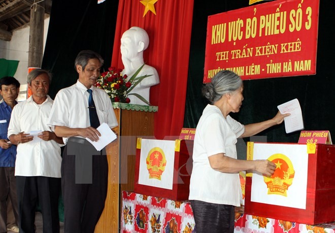 Pemilu anggota MN dan Dewan Rakyat berbagai tingkat di Vietnam - ảnh 1