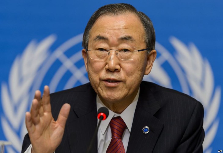 Sekjen PBB, Ban Ki-moon mendesak India dan Pakistan supaya menangani kontradiksi melalui dialog - ảnh 1