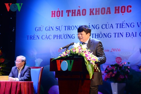 VOV berupaya menjaga dan mengembangkan nilai bahasa Vietnam - ảnh 1