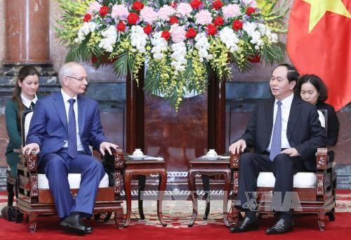 Presiden Vietnam, Tran Dai Quang menerima PM Bashkotostan, R.Kh, Mardanov - ảnh 1