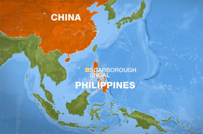 Filipina punya rencana memprotes Tiongkok membangun dangkalan Scarborouh - ảnh 1