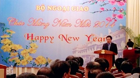 Фам Бинь Минь: пресса содействовала достижению успехов дипломатии в 2013 году - ảnh 1