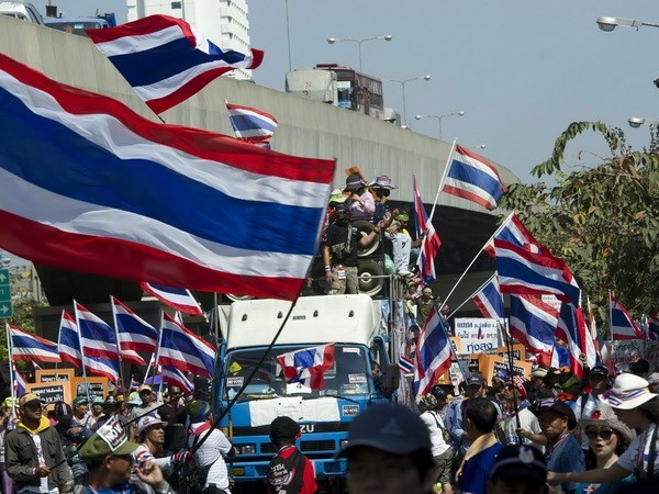 Таиланд: оппозиция продолжает антиправительственные демонстрации в предверии выборов - ảnh 1