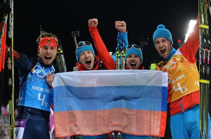 Зимняя Олимпиада в Сочи 2014: Сборная России поднялась на первое место  - ảnh 1