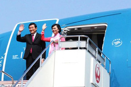 Президент Вьетнама Чонг Тан Шанг начал государственный визит в Японию - ảnh 1