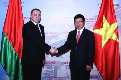 Вице-премьер, глава МИД Вьетнама провел переговоры с министром иностранных дел Беларуси - ảnh 1