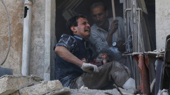 В Алеппо шел ожесточенный обстрел между боевиками и правительственными войсками - ảnh 1