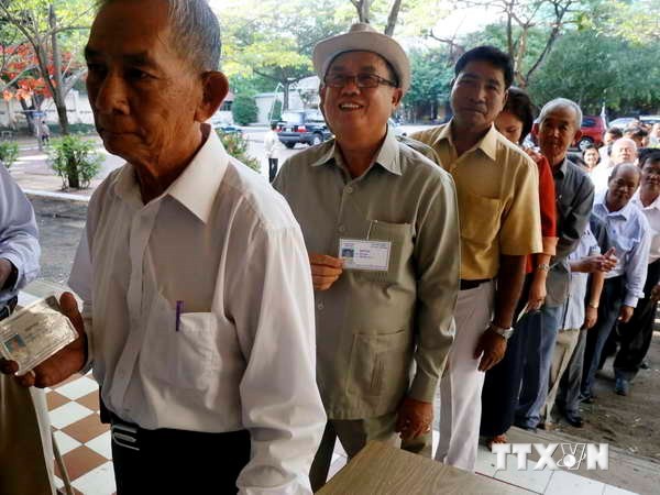 Народная партия Камбоджи лидирует на муниципальных выборах - ảnh 1