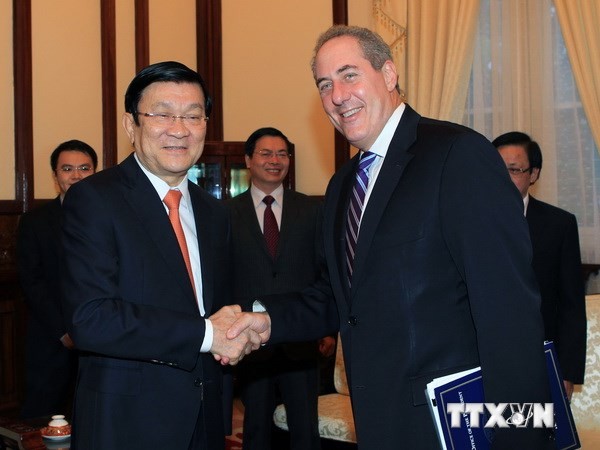 Президент Вьетнама Чыонг Тан Шанг принял торгового представителя США - ảnh 1